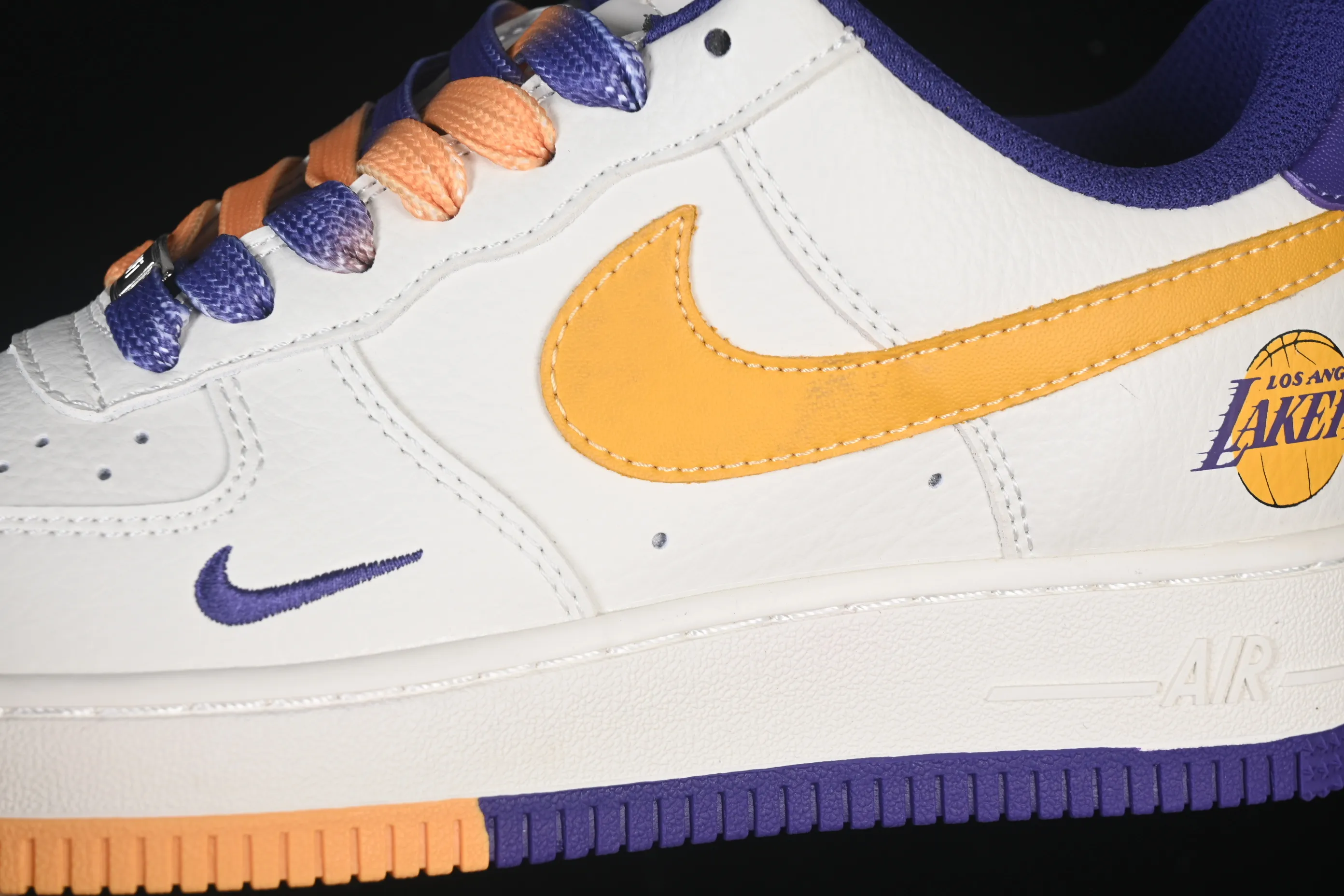 All categories Nk Air Force 1 Air Force series Nk Air Force 1 Low Air Force low-top Nike Air Force 1'07 Low NBA joint Purple Lakers Air Force 1 low-top casual sneakers CS5288-006